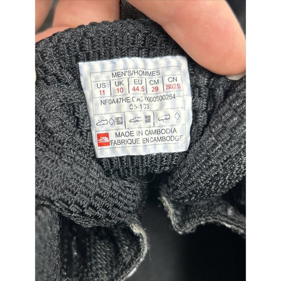 THE NORTH FACE MENS WATERPROOF HIKING BOOTS BLACK HYDROSEAL US 11 UK 10 - Picture 7 of 8